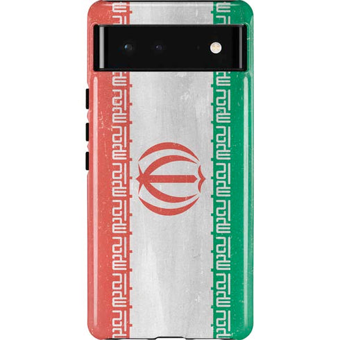 Iran Flag Distressed Pixel Cases